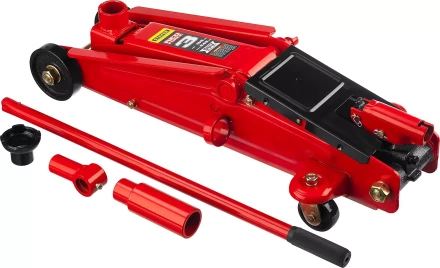 Домкрат гидравлический подкатной &quot;RED FORCE&quot;, для внедорожников, 3т, 155-545мм, STAYER 43157-3 43157-3 купить в Нефтеюганске