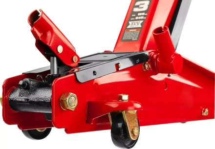 Домкрат гидравлический подкатной &quot;RED FORCE&quot;, для внедорожников, 3т, 155-545мм, STAYER 43157-3 43157-3 купить в Нефтеюганске