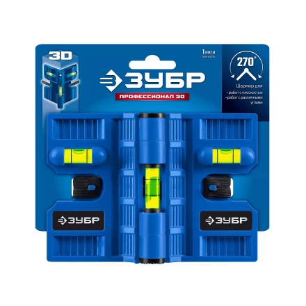 ЗУБР Угловой магнитный уровень, Профессионал-3D (34553) купить в Нефтеюганске