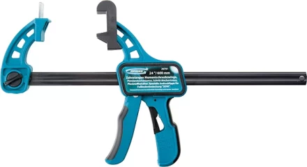 Струбцина реечная быстрозажим, пистолетного типа, пошаг. мех. пласт. корп. 24&quot; (600 мм) GROSS 20701 купить в Нефтеюганске
