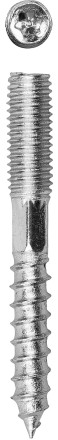ЗУБР. Шпилька сантехническая, шестигранник, Torx 25, оцинкованная, М8x80мм, 4шт 37870-08-080-4 купить в Нефтеюганске