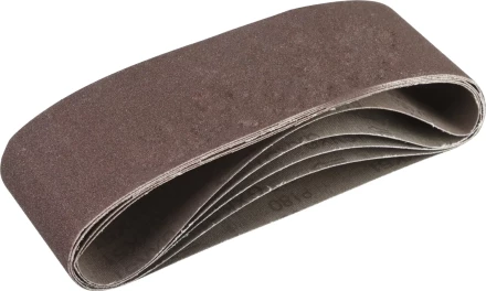 Лента шлифовальная бесконечная ЗУБР "СТАНДАРТ" на тканевой основе, для ЛШМ, P180, 75х533мм, 5 шт 35342-180 купить в Нефтеюганске