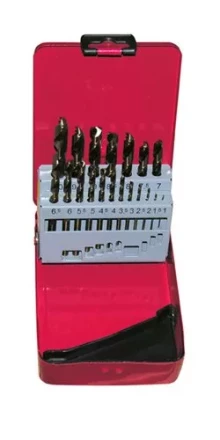 Набор сверл д/мет.Р6М5  13шт.в мет.футляре 1/50 25213 купить в Нефтеюганске