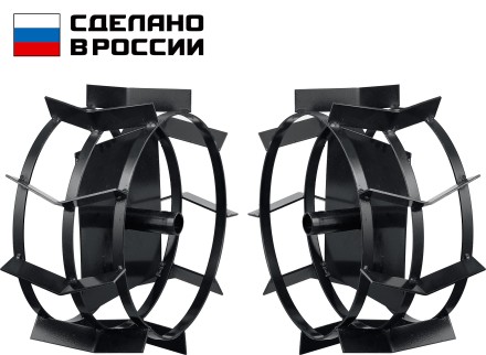 ЗУБР ГР-2, 430х200 мм, 2 шт., грунтозацепы для мотоблоков (707105-2) купить в Нефтеюганске