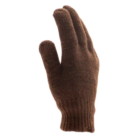 Перчатки трикотажные, двойные, верблюжья и овечья шерсть, ПВХ покрытие, Россия, Сибртех 68635 купить в Нефтеюганске