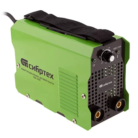 Инверторный аппарат дуговой сварки ИДС-220K, 220 А, ПВ 80%, диаметр электрода 1,6-5 мм Сибртех 94395 купить в Нефтеюганске