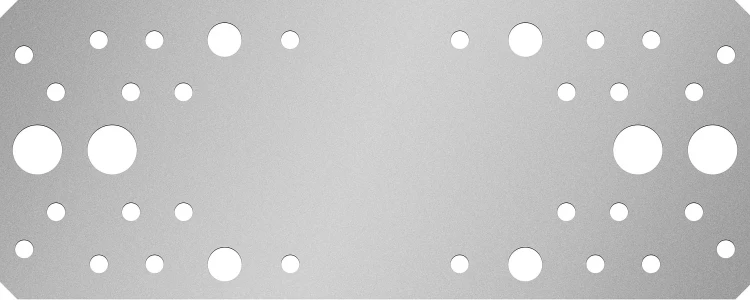 ЗУБР КП-2.5, 200 x 80 x 2.5 мм, цинк, крепежная пластина (31023-200) купить в Нефтеюганске
