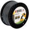 Леска для триммера двухкомпонентная круглая, 2,7мм х 151м, на DIN катушке EXTRA CORD// Denzel 96809 купить в Нефтеюганске