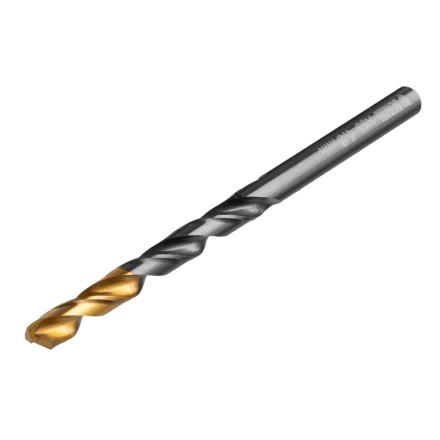 Сверло по металлу, 4,8 мм, HSS-Tin, Golden Tip, 10 шт. Denzel 717212 купить в Нефтеюганске