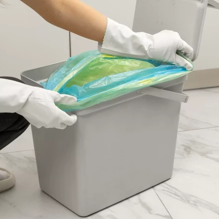 Пакеты для мусора с завязками 35 л x 15 шт. синие, Home Palisad 927155 купить в Нефтеюганске