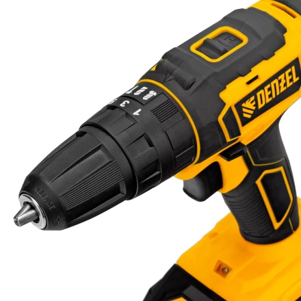 Дрель-шуруповерт аккумуляторная ударная Denzel CID-18-02BM, Li-Ion, 18 В, 2 акк. 26135 купить в Нефтеюганске