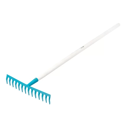 Грабли стальные Palisad, 360х1250 мм, 14 прямых зубьев, деревянный лакированный черенок, Luxe 6178988 купить в Нефтеюганске