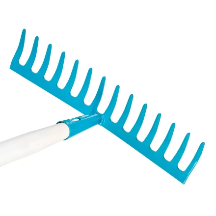 Грабли стальные Palisad, 360х1250 мм, 14 прямых зубьев, деревянный лакированный черенок, Luxe 6178988 купить в Нефтеюганске