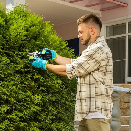 Секатор прямого реза Palisad, 205 мм, алюминиевые рукоятки в ПВХ-оболочке, Luxe 60463 купить в Нефтеюганске