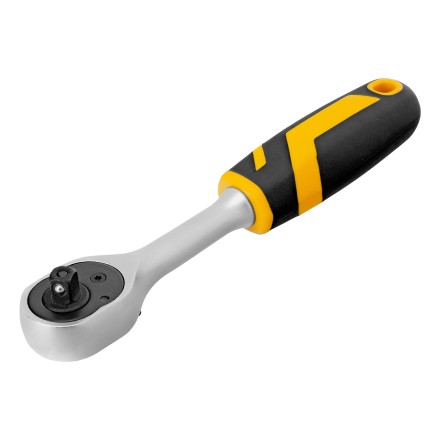 Ключ-трещотка 1/4&quot;  Denzel 14031, 90 зубьев, с быстрым сбросом, CrV купить в Нефтеюганске