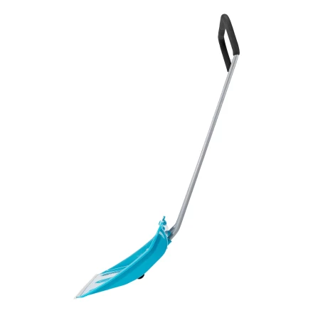 Скрепер для уборки снега Palisad 61800, полипропилен, колеса, 750х445х1275 мм, рукоятка с ПВХ, LUXE купить в Нефтеюганске