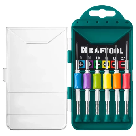 Набор Precision-6: часовые отвертки для особо точных работ, металлическая рукоятка с противоскользящей накладкой, жало из специальной стали SNCM8660. 25679 купить в Нефтеюганске