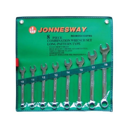 Набор ключей комбинированных удлиненных 10-19мм 8предметов Jonnesway W264108PRS 47376 купить в Нефтеюганске