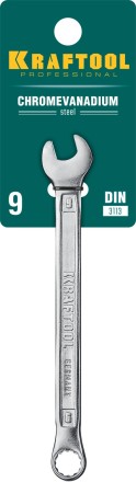 Ключи комбинированные KRAFTOOL, Cr-V, DIN 3113 27079-09 купить в Нефтеюганске