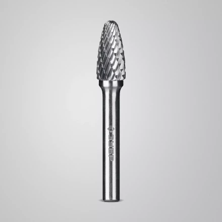 Зубр Твердосплавная борфреза F - парабола с закругленным углом, 10 х 20 мм, радиус 2.5 мм (28805-10-20) купить в Нефтеюганске