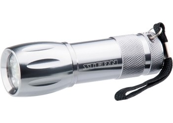 Фонарик светодиодный, алюминиевый корпус, влагозащищённый, 9Led, 3хААА, Stern 90502 купить в Нефтеюганске