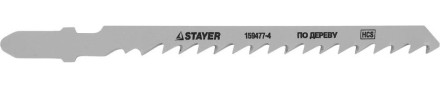 Полотна STAYER &quot;STANDARD&quot;, T244D, для эл.лобзиков, HCS, по дереву, фанере, ДСП, быстрый фигурный рез, EU, 74/4мм, 2шт 159477-4 купить в Нефтеюганске