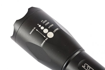 Фонарь 3 W CREE LED зум 3 режима 100% - 50% - стробоскоп ремешок 160 Лм 200 м 3хААА Stern 90581 купить в Нефтеюганске