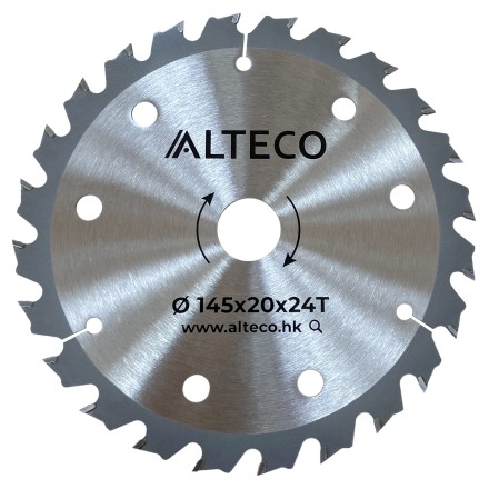 Диск по дереву для дисковой пилы ALTECO CHDS 20-145 Li BL / 145x20x24T 50635 купить в Нефтеюганске