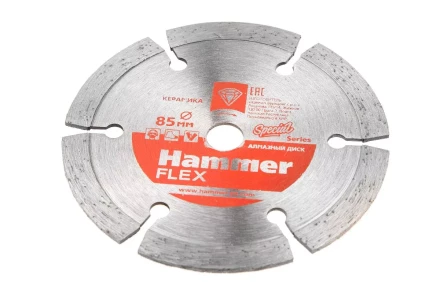 Круг алмазный HAMMER 206-236  Ф10х85мм сегментый по кирпичу купить в Нефтеюганске