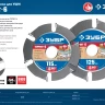 ЗУБР Термит-6, 115 х 22.2 мм, 6 резцов, для УШМ, усиленный, пильный диск по дереву, Профессионал (36858-115) купить в Нефтеюганске