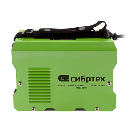 Инверторный аппарат дуговой сварки ИДС-250K, 250 А, ПВ 80%, диаметр электрода 1,6-5 мм Сибртех 94396 купить в Нефтеюганске