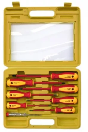 Набор отверток диэлектрических 8шт. кейс 19835 купить в Нефтеюганске