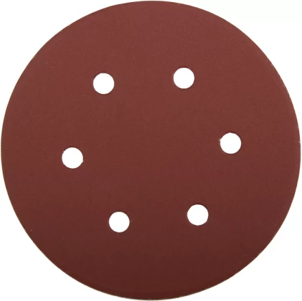Круг шлифовальный ЗУБР &quot;МАСТЕР&quot; универсальный, из абразивной бумаги на велкро основе, 6 отверстий, Р600, 150мм, 5шт 35566-150-600 купить в Нефтеюганске