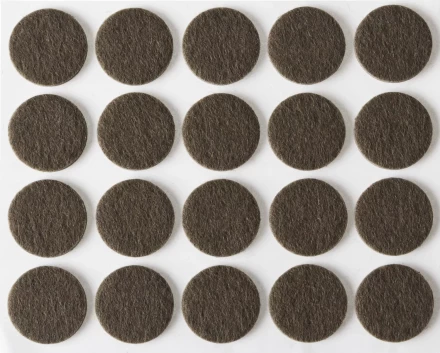 Накладки STAYER &quot;COMFORT&quot; на мебельные ножки, самоклеящиеся, фетровые, коричневые, круглые - диаметр 16 мм, 20 шт 40910-16 купить в Нефтеюганске