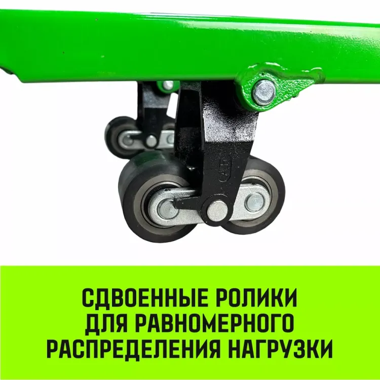 Тележка гидравлическая ручная HITCH REGULAR 3000KG 1150*550мм (полиуретановые ролики) купить в Нефтеюганске