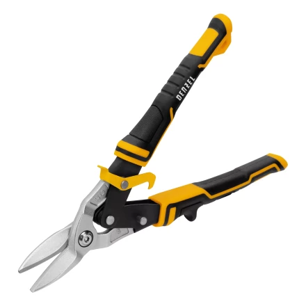 Ножницы по металлу Denzel 78370, 270 мм, прямой рез, сталь-CrMo, трехкомпонентные рукоятки купить в Нефтеюганске