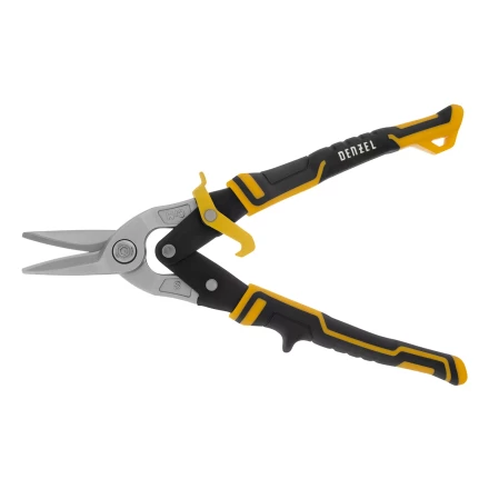 Ножницы по металлу Denzel 78370, 270 мм, прямой рез, сталь-CrMo, трехкомпонентные рукоятки купить в Нефтеюганске