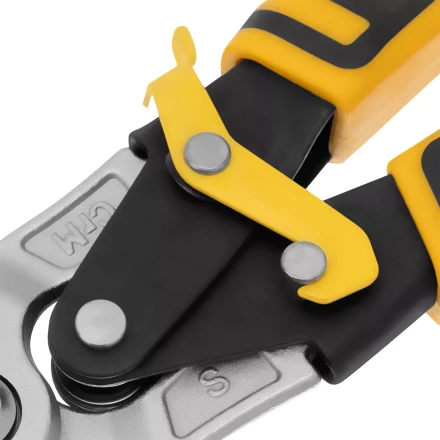 Ножницы по металлу Denzel 78370, 270 мм, прямой рез, сталь-CrMo, трехкомпонентные рукоятки купить в Нефтеюганске