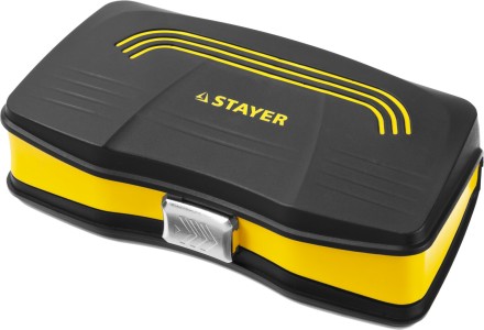 Набор STAYER &quot;PROFESSIONAL&quot;: Биты и торцовые головки с трещеткой и воротком, 39 предметов 25135-H39 купить в Нефтеюганске