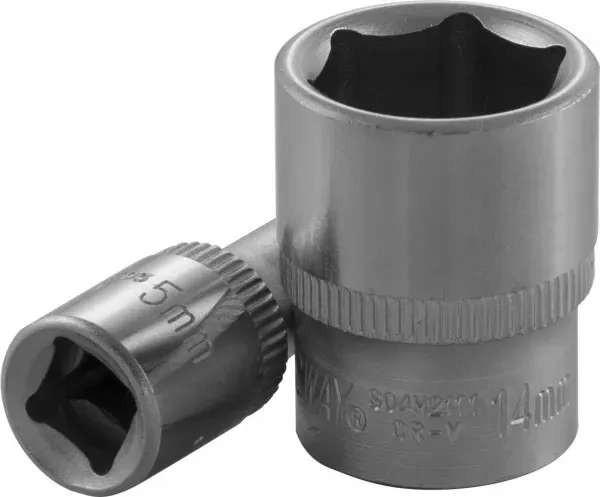 Головка торцевая шестигранная 1/4" М4,5 S04H21045 Jonnesway 47989 купить в Нефтеюганске