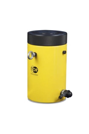 Домкрат гидравлический TOR HHYG-100150LS (ДГ100П150Г) 100 т с фиксирующей гайкой 1004739 купить в Нефтеюганске