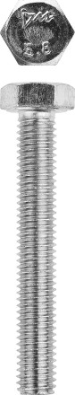 Болт ГОСТ 7798-70, M10 x 25 мм, 5 кг, кл. пр. 5.8, оцинкованный, ЗУБР 303080-10-025 купить в Нефтеюганске