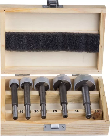 Набор сверл Форстнера по дереву "Maxcut", 5шт( d=10-35мм), STAYER 29985-H5 29985-H5 купить в Нефтеюганске