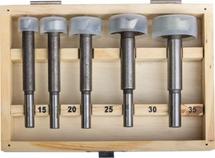 Набор сверл Форстнера по дереву "Maxcut", 5шт( d=10-35мм), STAYER 29985-H5 29985-H5 купить в Нефтеюганске