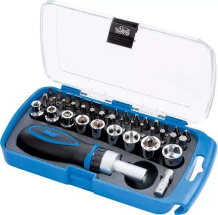 Отвертка реверсивная мини с набором бит и торцевыми головками , 41 шт БАРС 13358 купить в Нефтеюганске