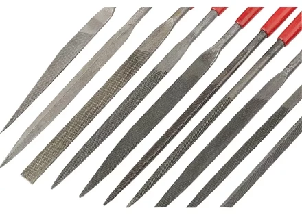 Набор надфилей 160 х 4мм 10 шт обрезиненные рукоятки MATRIX 15818 купить в Нефтеюганске