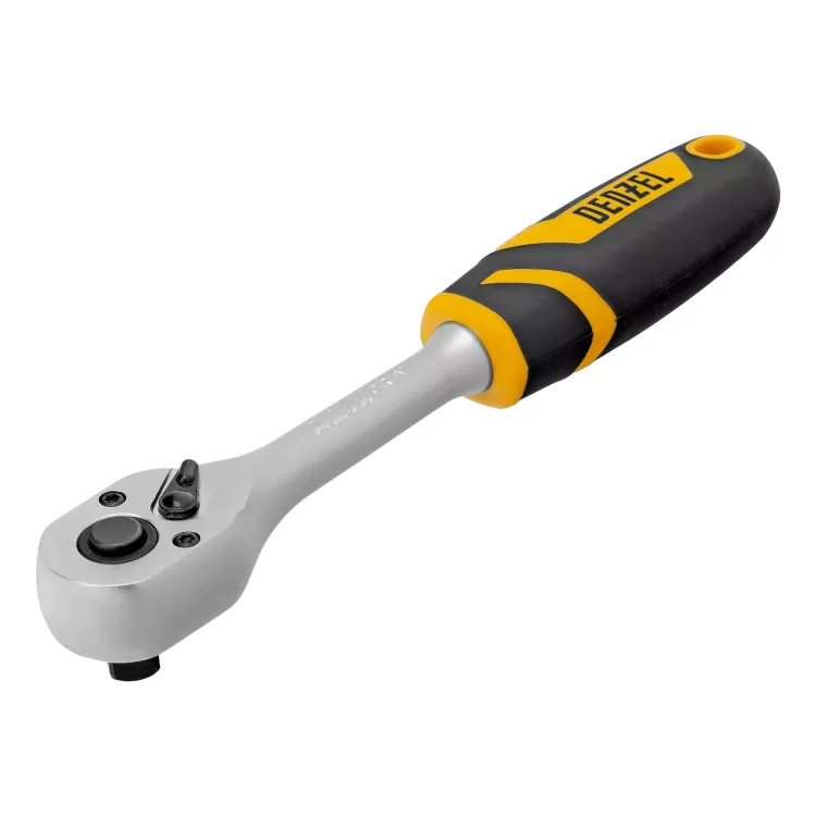 Ключ-трещотка 3/8" Denzel 14032, 90 зубьев, с быстрым сбросом, CrV купить в Нефтеюганске