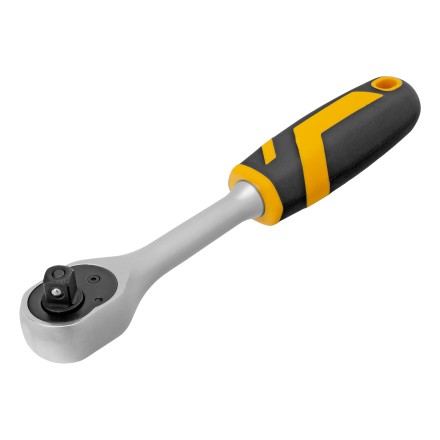 Ключ-трещотка 3/8&quot; Denzel 14032, 90 зубьев, с быстрым сбросом, CrV купить в Нефтеюганске