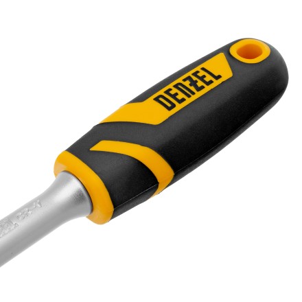 Ключ-трещотка 3/8&quot; Denzel 14032, 90 зубьев, с быстрым сбросом, CrV купить в Нефтеюганске