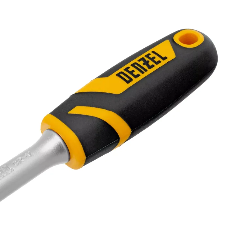 Ключ-трещотка 3/8" Denzel 14032, 90 зубьев, с быстрым сбросом, CrV купить в Нефтеюганске